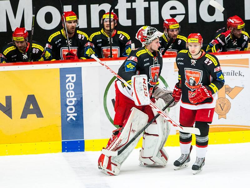 Tipsport extraliga ledního hokeje: Mountfield HK - HC Olomouc.