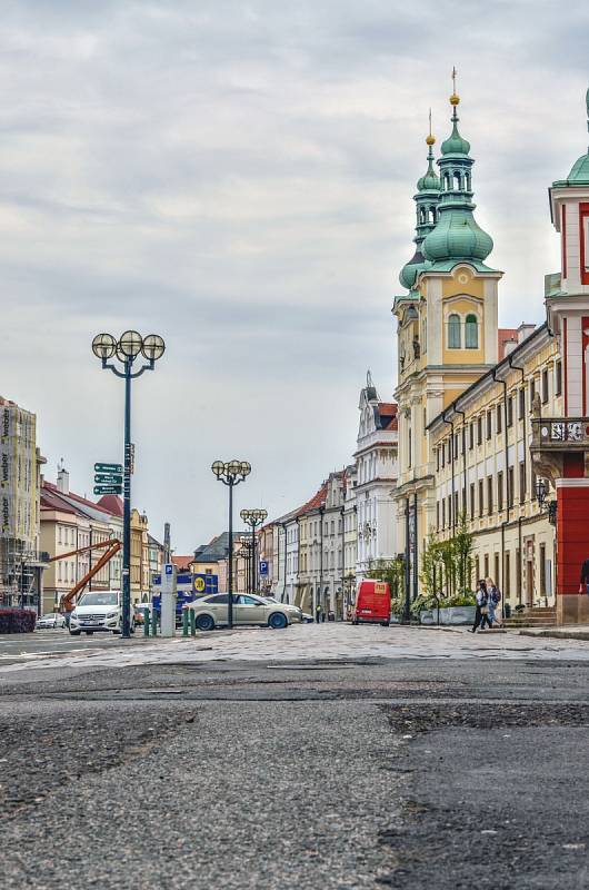 Velké náměstí v Hradci Králové.