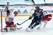 Další prohra. Hradečtí hokejisté nevyzráli na Liberec ani v druhém čtvrtfinálovém utkání. Tentokrát nedali ani gól.