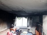 Požár v kuchyni rodinného domu v Chlumci nad Cidlinou.