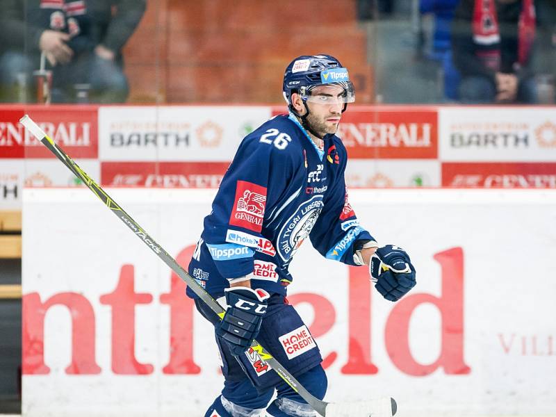 Hokejová extraliga: Mountfield HK - Bílí Tygři Liberec.