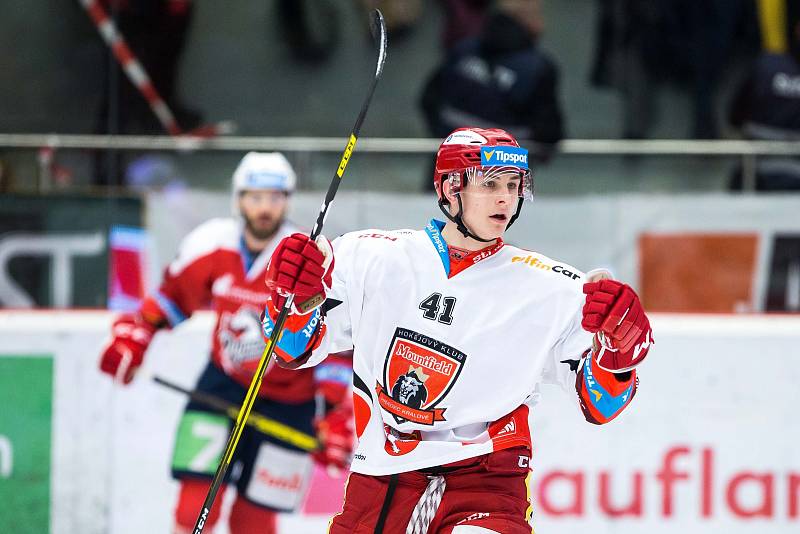 Hokejová extraliga: Mountfield HK - HC Dynamo Pardubice.