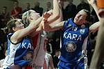 Ženská basketbalová liga: Sokol Hradec Králové - Kara Trutnov.