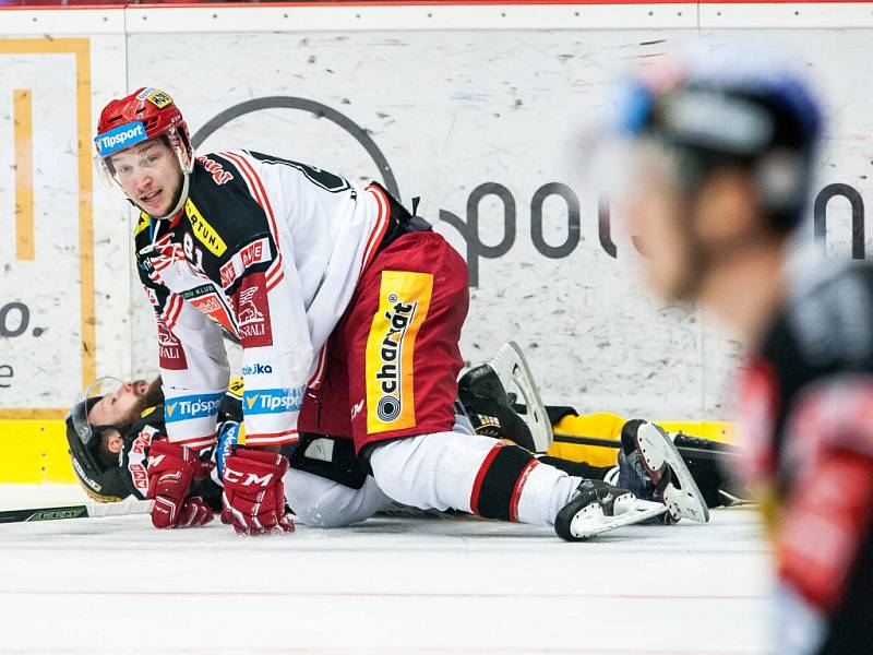 Generali play off hokejové Tipsport extraligy: Mountfield HK - HC Verva Litvínov.