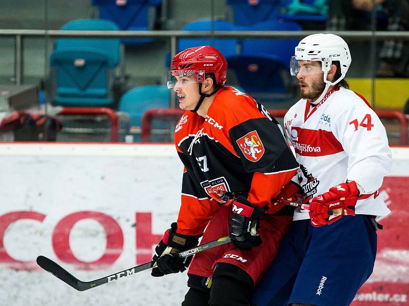 Hokejový Mountfield Cup: Mountfield HK - HC Dynamo Pardubice.