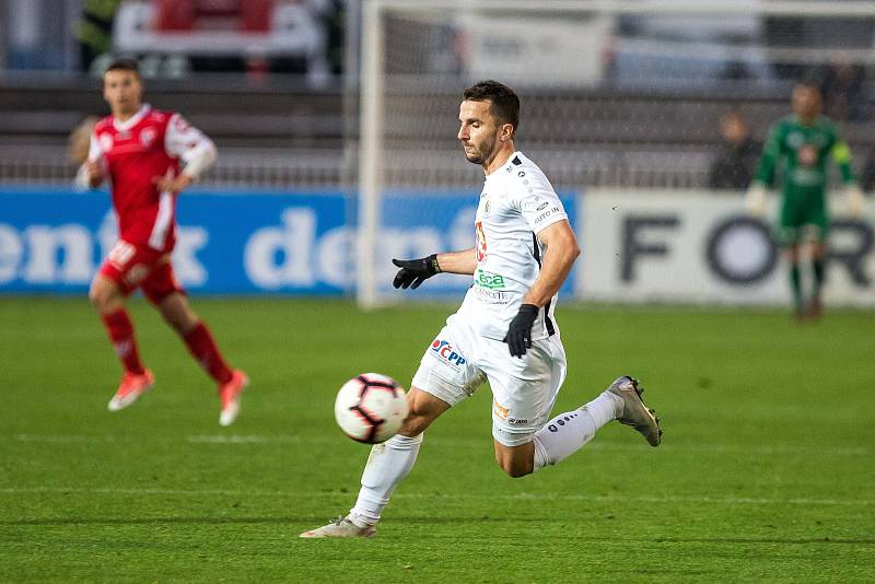 Fotbalová FORTUNA:NÁRODNÍ LIGA: FC Hradec Králové - FK Pardubice.