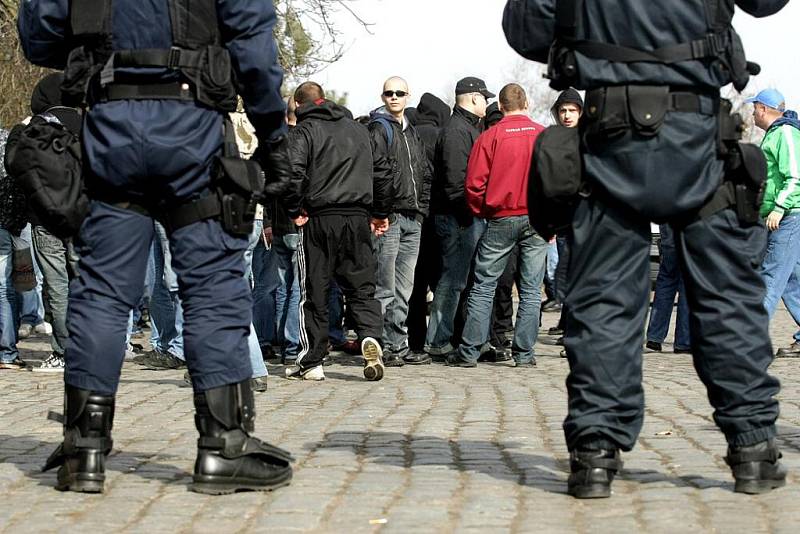 V Novém Bydžově se střeli přívrženci Dělnické strany sociální spravedlnosti s Romy. Došlo také na potyčky s policisty.