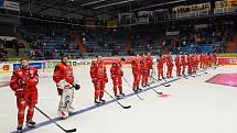 Čtvrtfinále play off hokejové Ligy mistrů: Mountfield HK - EV Zug.