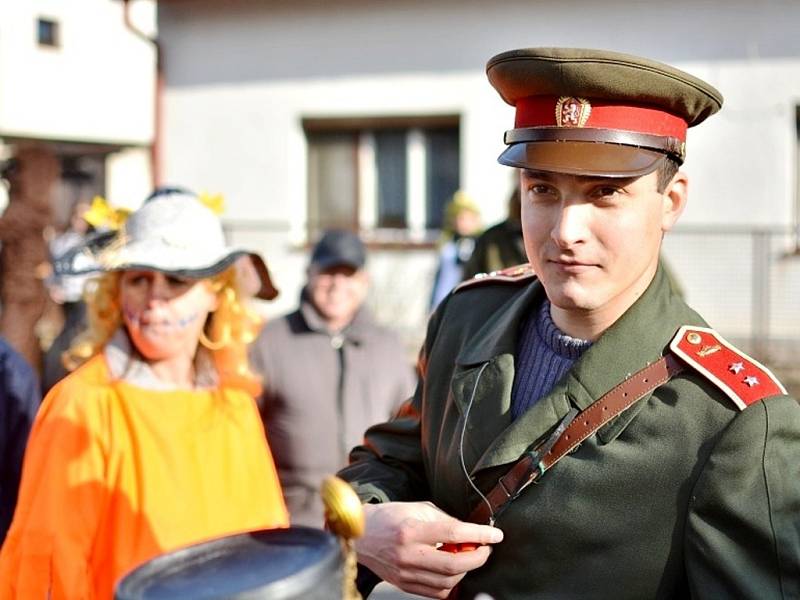 Masopustní veselice v Březhradě.