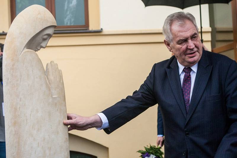 Prezident Miloš Zeman v Hradci Králové.