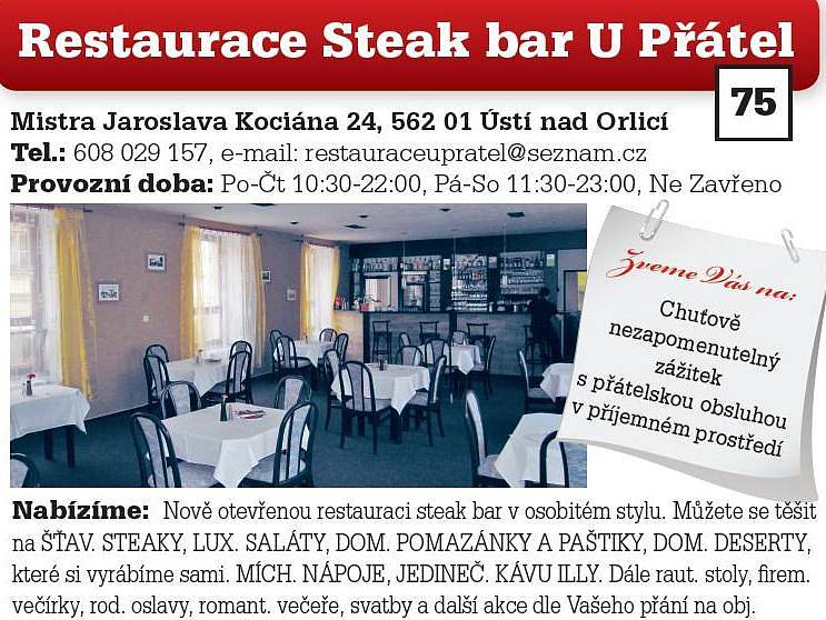 Restaurace Steak bar U Přátel