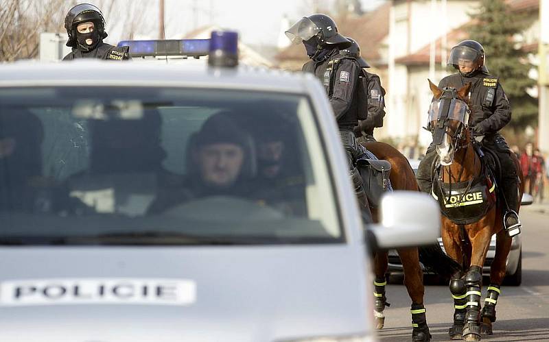 Na bezpečnost v Novém Bydžově dohlíželi i jízdní policisté