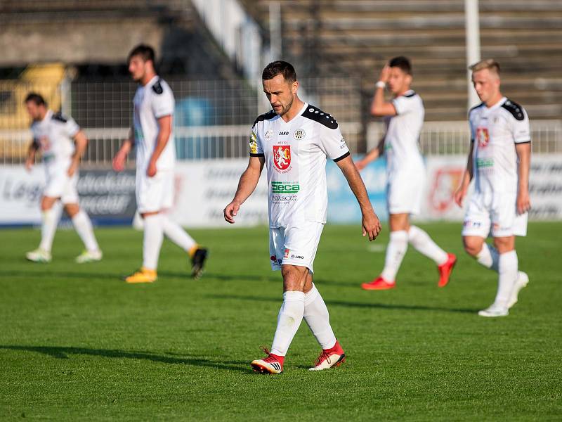 Fotbalová Fortuna národní liga: FC Hradec Králové - FK Ústí nad Labem.