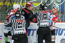 Hokejová extraliga: Mountfield HK - HC Dynamo Pardubice.