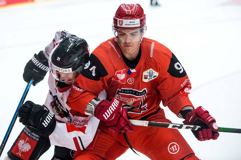 Finále hokejové Ligy mistrů: Mountfield HK - Frölunda Indians.