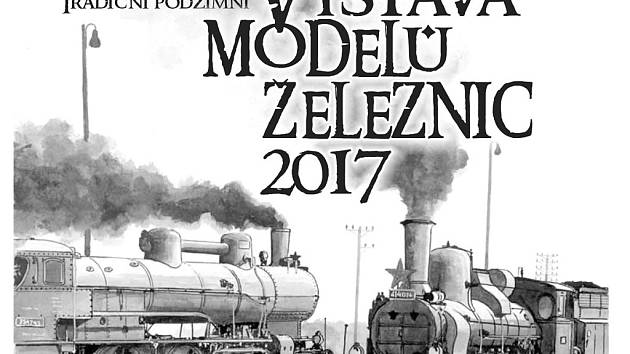 Pozvánka na výstavu modelů železnic.