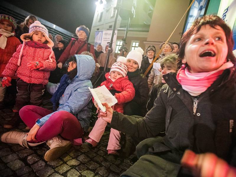 Česko zpívá koledy - Pivovarské náměstí, Hradec Králové (10. 12. 2014).