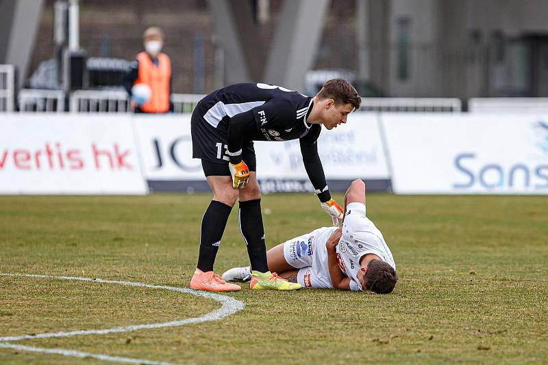 Fotbalová FORTUNA:NÁRODNÍ LIGA: FC Hradec Králové - FC Vysočina Jihlava.