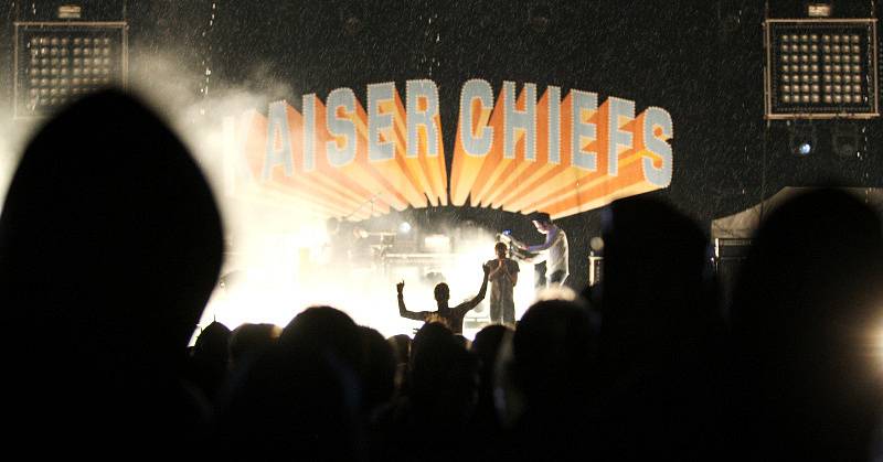 Rock for People v Hradci Králové. Britská kapela Kaiser Chiefs.