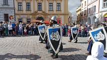 Královna Eliška navštívila Hradec, chystá se ohňostroj