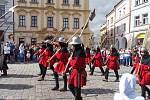 Královna Eliška navštívila Hradec, chystá se ohňostroj