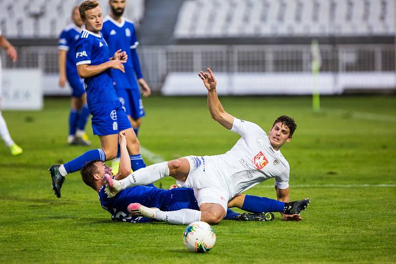 Fotbalová FORTUNA:NÁRODNÍ LIGA: FC Hradec Králové - FC Slavoj Vyšehrad.
