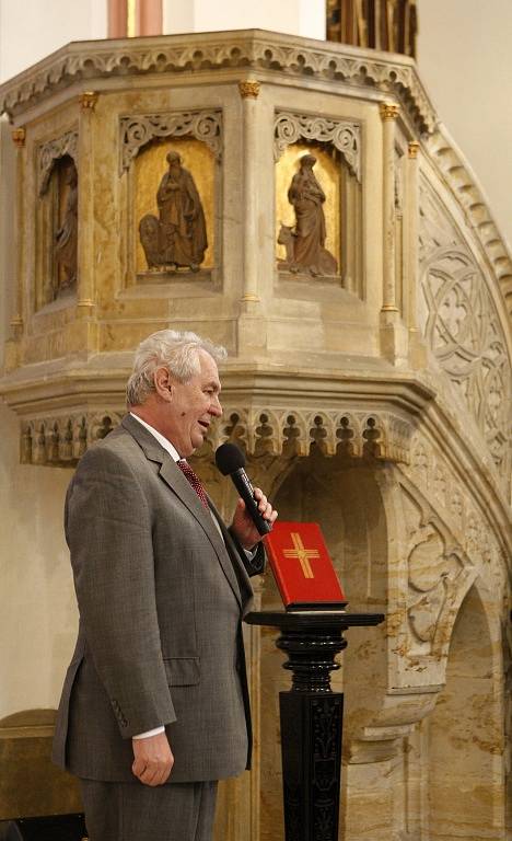 Prezident Miloš Zeman v Hradci Králové.