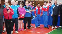 Mezinárodní turnaj tělesně postižených sportovců ve stolním tenisu v Hradci Králové.