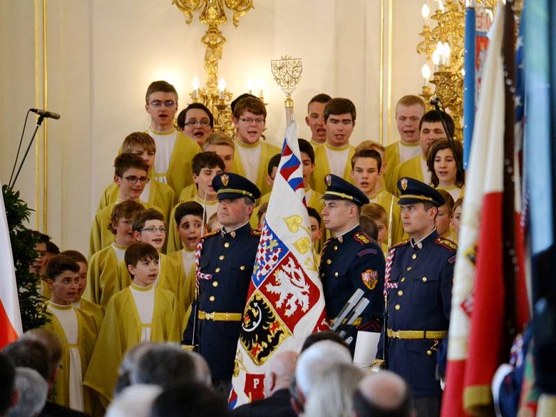 Boni pueri na Pražském hradě.