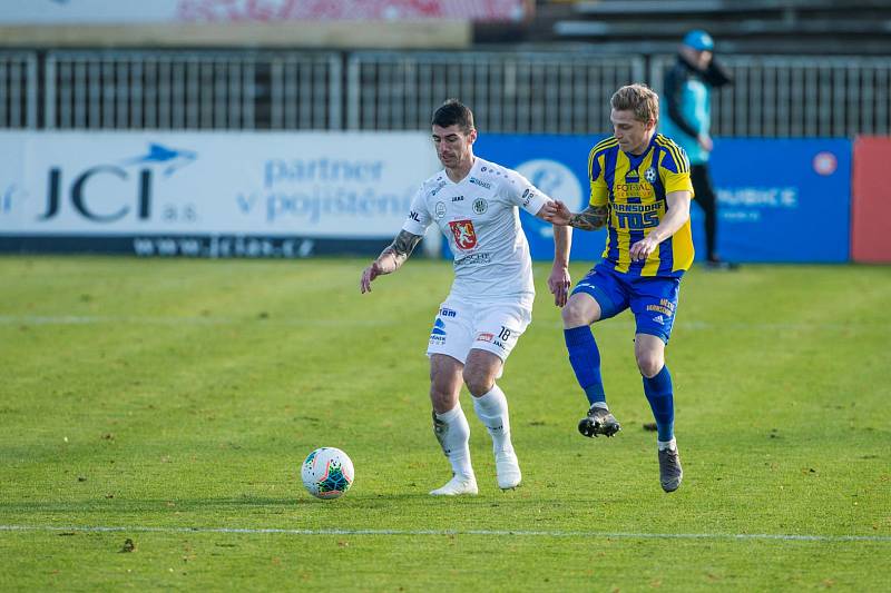 Fotbalová FORTUNA:NÁRODNÍ LIGA: FC Hradec Králové - FK Varnsdorf.