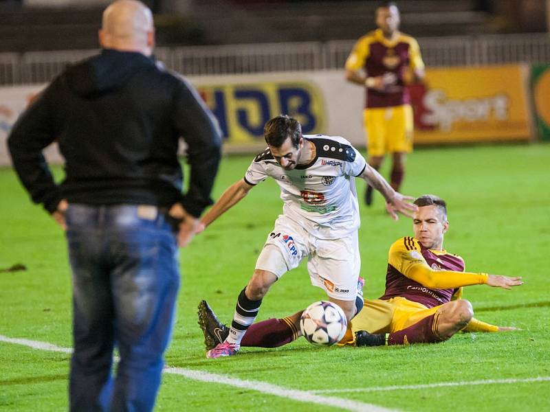 Fotbalová Synot liga: FC Hradec Králové - FK Dukla Praha.