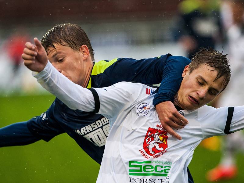 Fotbalová národní liga: FC Hradec Králové - FK Varnsdorf.