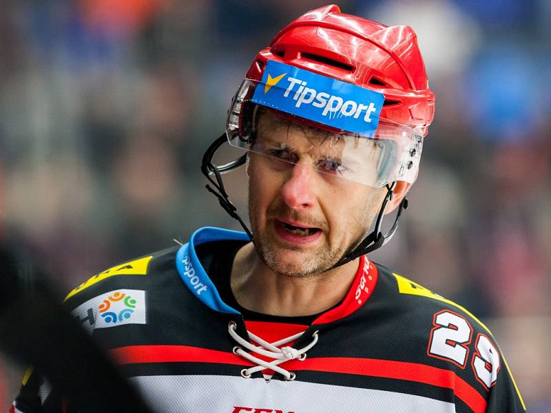 Hokejová extraliga: Mountfield HK - HC Olomouc.