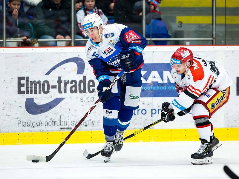 Hokejová extraliga: Mountfield HK - HC Kometa Brno.