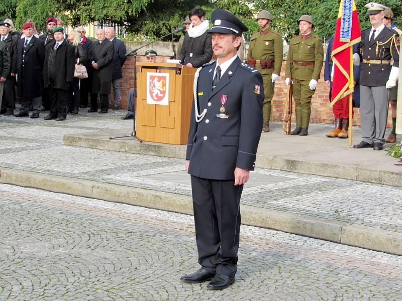 Nadpraporčík Jan Březina.