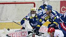 Hokejová extraliga: Mountfield HK - HC Kometa Brno.