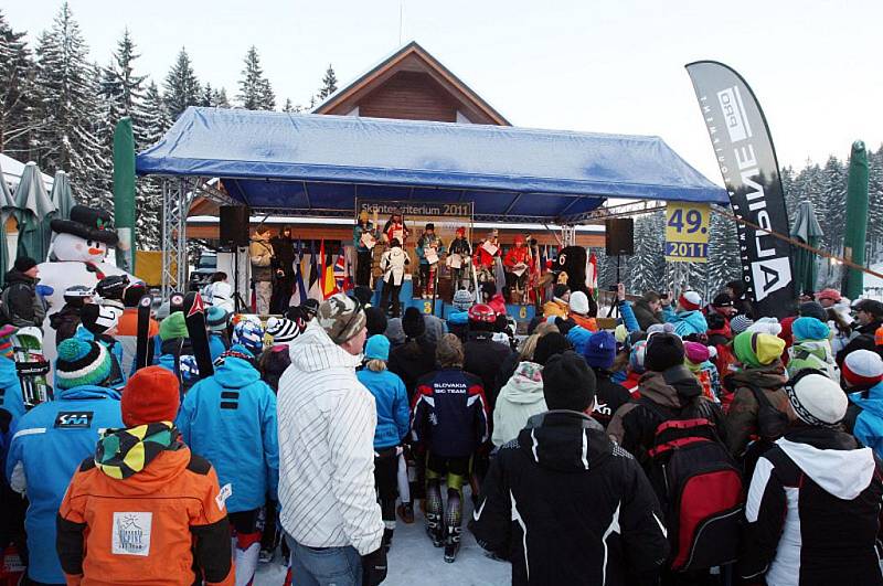 Skiinterkriterium 2011 v Říčkách v Orlických horách.