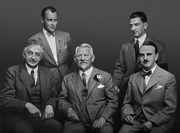 Společníci firmy 1934 až 1935.