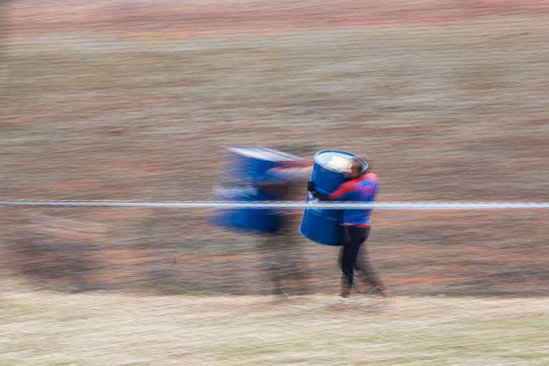 Winter Gladiator Race v Josefově.