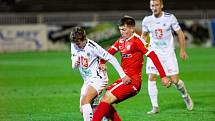 Fotbalová FORTUNA:NÁRODNÍ LIGA: FC Hradec Králové - FC Zbrojovka Brno.