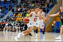 I. liga basketbalistů, nadstavba: Hradec Kr. (bílí) - Jindřichův Hradec.