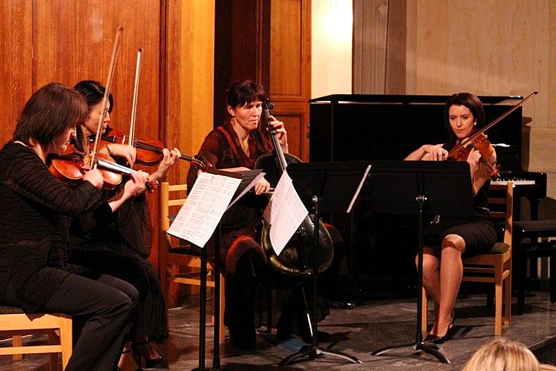 Sametový učitelský koncert Základní umělecké školy Střezina v Městské hudební síni v Hradci Králové.