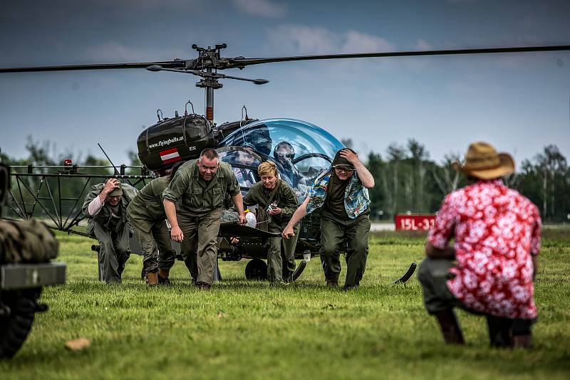 Helicopter Show v Hradci Králové.