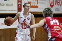 Ženská basketbalová liga: Sokol Hradec Králové - BLK Slavia Praha.