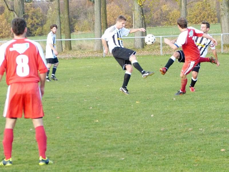 Krajská fotbalová I. A třída: TJ Start ZD Ohnišov - FK Vysoká nad Labem.