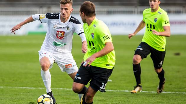 Fotbalová Fortuna národní liga: FC Hradec Králové - MFK Vítkovice.