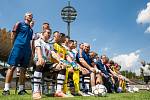 Fotografování fotbalistů FC Hradec Králové.