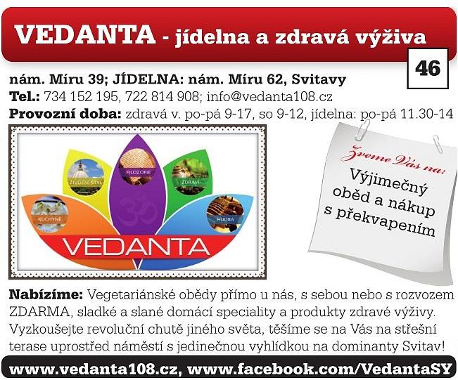 VEDANTA - jídelna a zdravá výživa