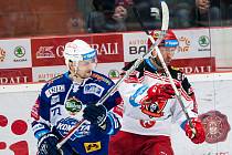 Hokejová extraliga: Mountfield HK - HC Kometa Brno.