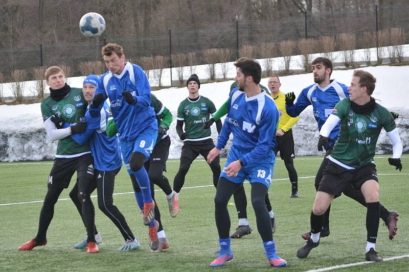 Dvůr Králové (v modrém) vs. Swidnica 2:6